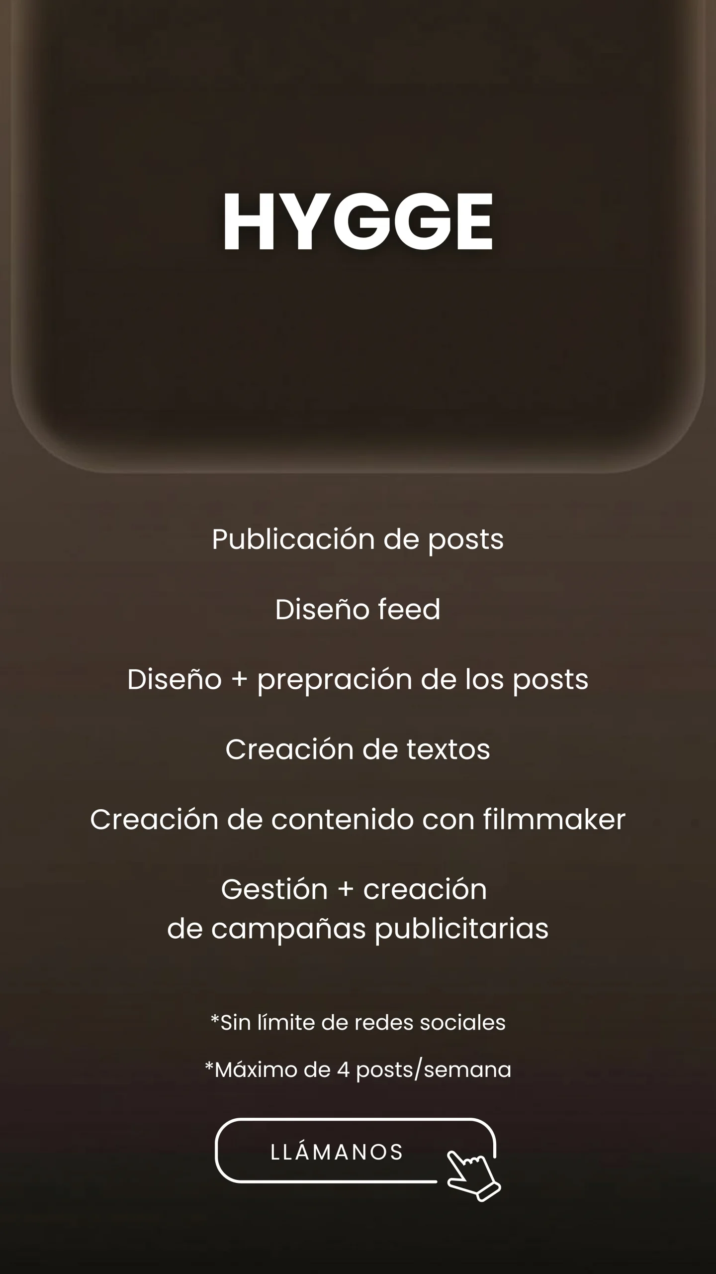 Hygge Gestión Redes Sociales